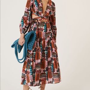 Anthropologie Abstract Skirt - SKIRT ONLY